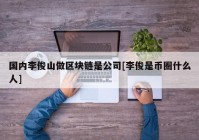 国内李俊山做区块链是公司[李俊是币圈什么人]