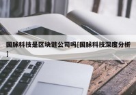 国脉科技是区块链公司吗[国脉科技深度分析]